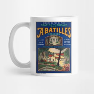 Abatilles Arcachon France Vintage Poster 1920 Mug